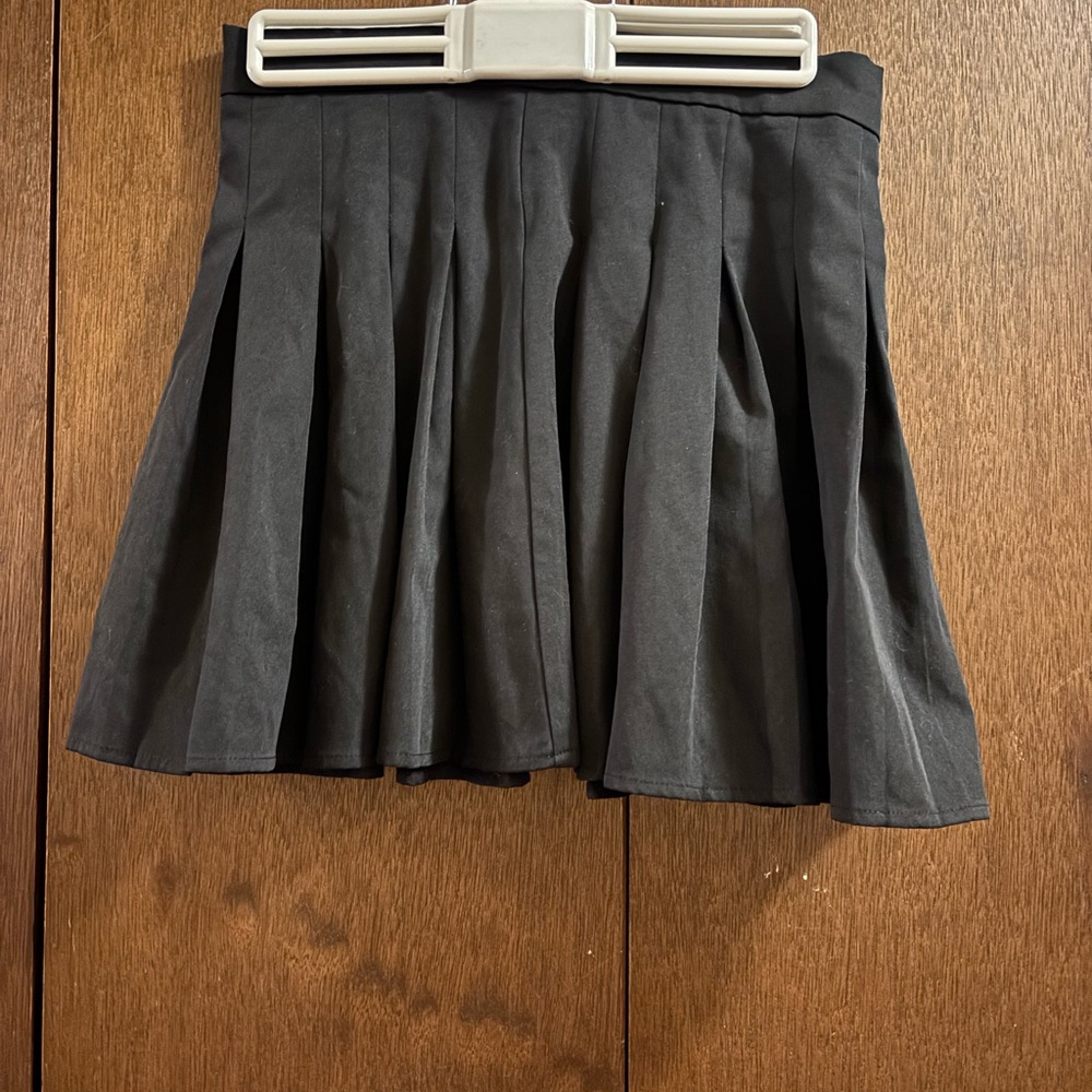 black skirt, size small, shein